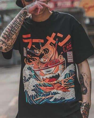 T-shirts in Japan style