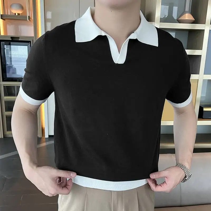 INCERUN Men Shirt Patchwork Summer Korean Style Lapel Short Sleeve Men Clothing Streetwear 2023 Fashion Casual Male Shirts S-5XL 1