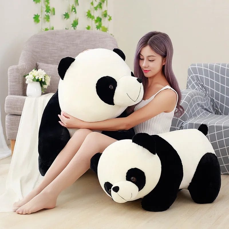 1pc Cute Baby Big Giant Panda Bear Plush Stuffed Animal Doll Animals Toy Pillow Cartoon Kawaii Plushies Dolls Girls Lover Gifts 1