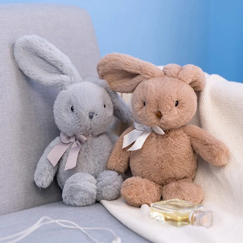 Mini Plush Lot Kawaii Pillows Rabbit Plushie Toys Bow Tie Hug Doll Creative Girls' Gifts Doll Kawaii Rabbit Plush Cartoon Animal 1