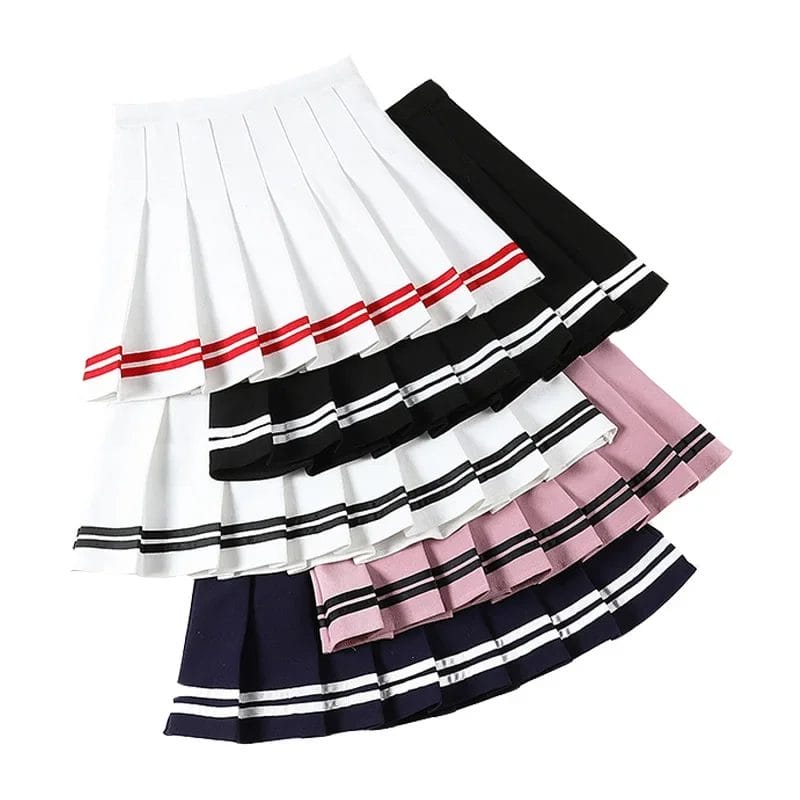 Pleated Tennis Skirt Womens Athletic Golf Sport Outfits Workout Running Mini Korean Style Sexy Harajuku Skirt 1