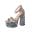 2023 New Spring Summer Platform Sandals Women Ladies Shoes Sandalias Bottom Thick High Heels Silk Fashion Size 33-43 Blue Pink 8
