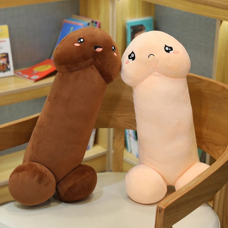 30-110cm Long Pillow Lifelike Penis Plush Toy Stuffed Dick Trick Doll Real-life Penis Plush Pillow Sexy Toy Gift For Lovers 1