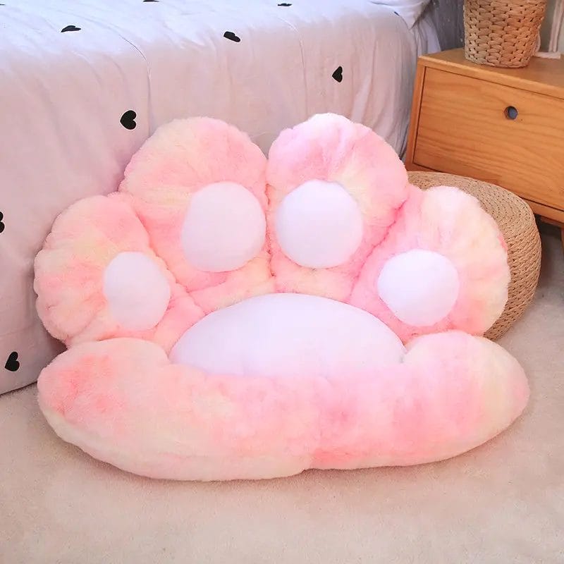 Cute Teddy Bear Paw Cushion Plush Toys Cartoon Stuffed Soft Animal Seat Pillow for Girls Home Indoor Carpet Sofa Cushion Decor 1