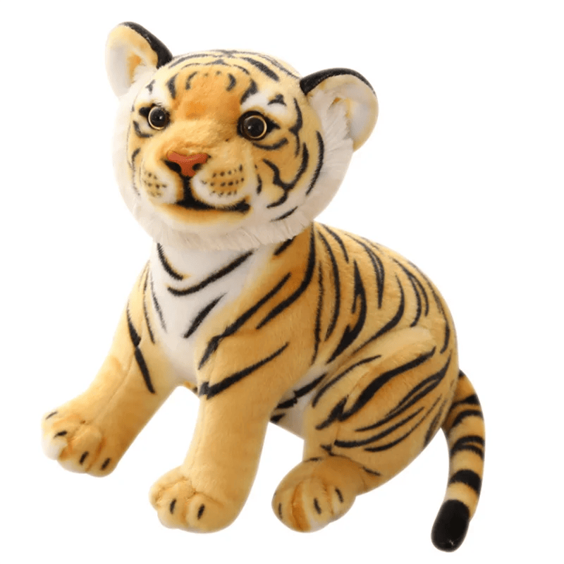 23-33cm Simulation Baby Tiger Plush Toy Stuffed Soft Wild Animal Forest Tiger Pillow Dolls For Children Kids Birthday Gift 1