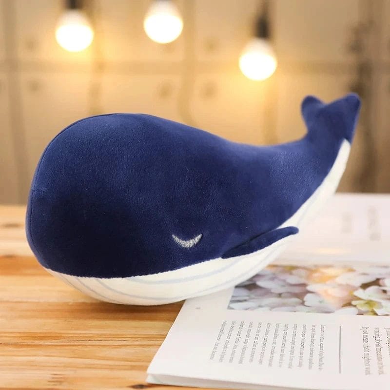 25cm Kawaii Plush Shark Toy Creative Big Blue Whale Stuffed Soft Shark Sea Animal Plush Fish Pillow Lovely Children Baby Doll 1