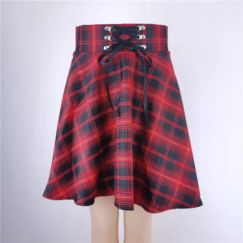 Japanese-Style Hipster Black JK Bubble Skirt Women's Lace-up Back Zip Ins Girl's Pleated mini gothic black skirt 1